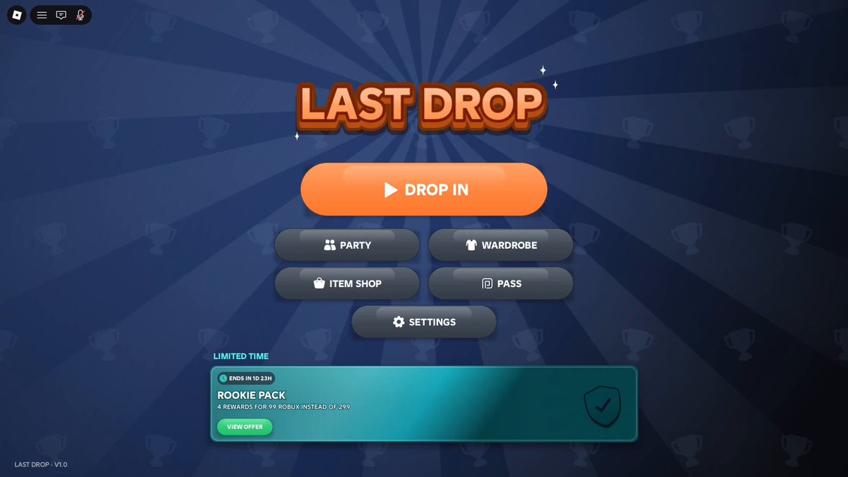 A cartoony battle royale: storm timer, players alive, inventory hotbar, minimap, emote wh…