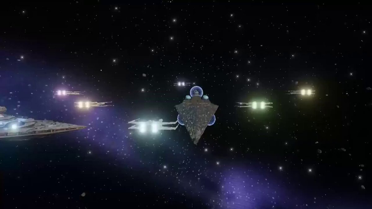 A 3D multiplayer game where the players are a squad of x-wings taking on a star destroyer…