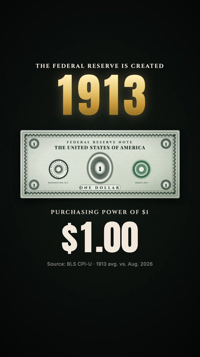 Asked Opus 5.5 (max) to create a 15-second video about why we need to end the Fed. Behold…